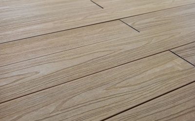 Synthetic decking for outdoors