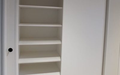 WHITE BUILT-IN CABINET